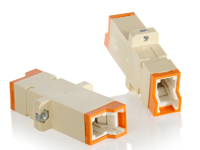 Fiber optic connection adapters